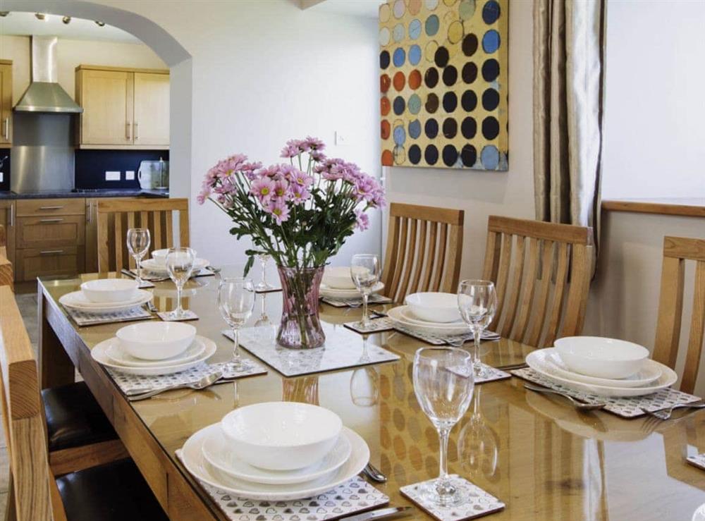 Dining room at High Kirkland Holiday Cottages: Cottage 1 in Kirkcudbright, Kirkcudbrightshire