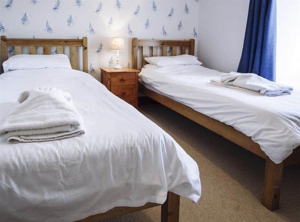 Twin bedroom at High Kirkland Holiday Cottages: Cottage 1 in Kirkcudbright, Kirkcudbrightshire