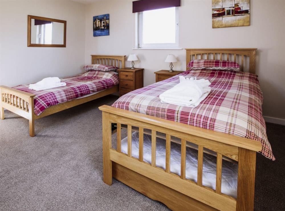 Twin bedroom at High Kirkland Holiday Cottages: Cottage 2 in Kirkcudbright, Kirkcudbrightshire