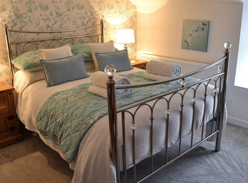 Romantic double bedroom at High Lanes in Praze-an-Beeble, near Hayle, Cornwall