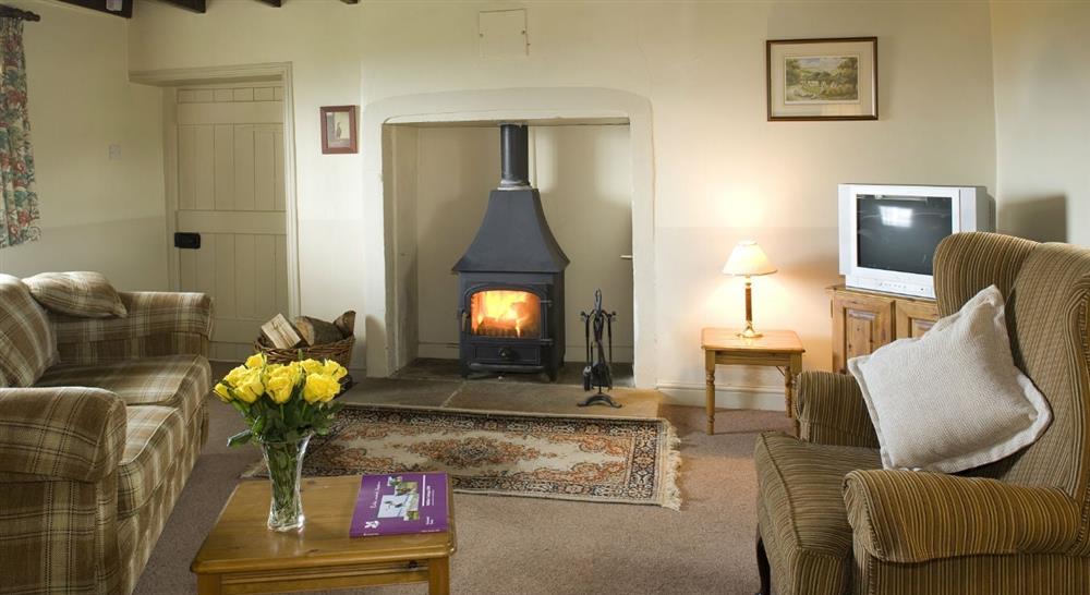 A sitting room at High Lidmoor Farmhouse in Kirkbymoorside, North Yorkshire