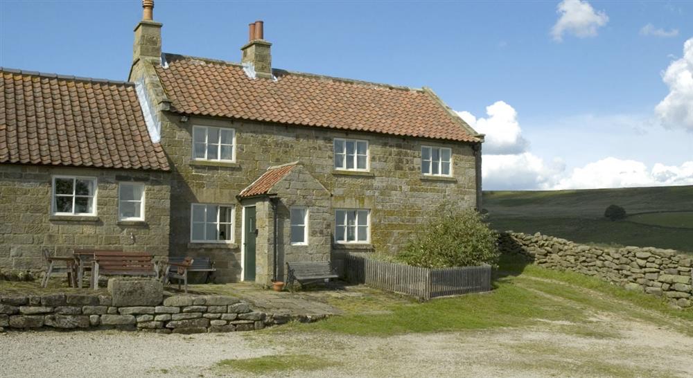 The exterior of High Lidmoor Farmhouse, Kirbymoorside, Yorkshire at High Lidmoor Farmhouse in Kirkbymoorside, North Yorkshire