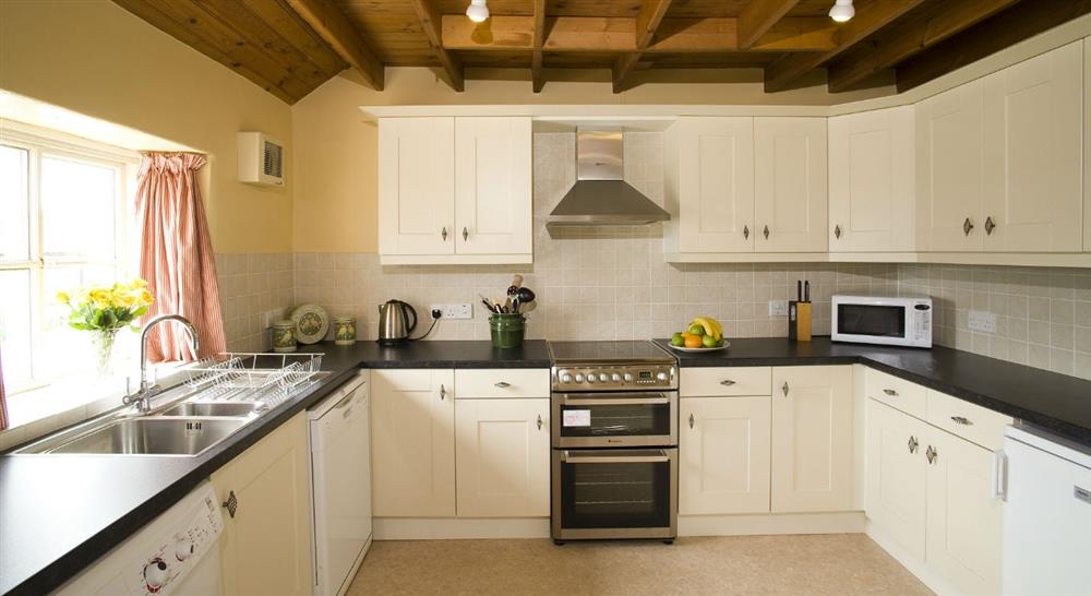 The kitchen at High Lidmoor Farmhouse in Kirkbymoorside, North Yorkshire