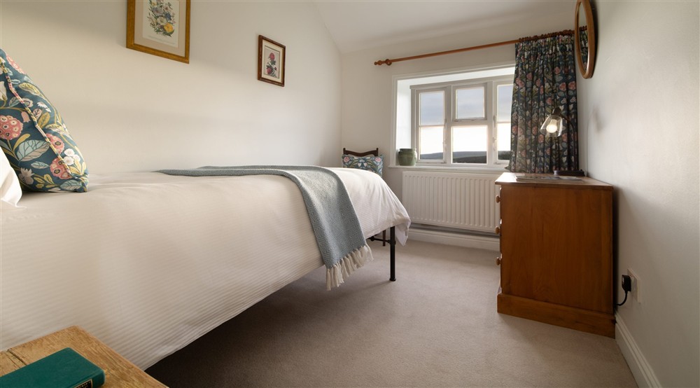 The single bedroom at High Lidmoor Farmhouse in Kirkbymoorside, North Yorkshire