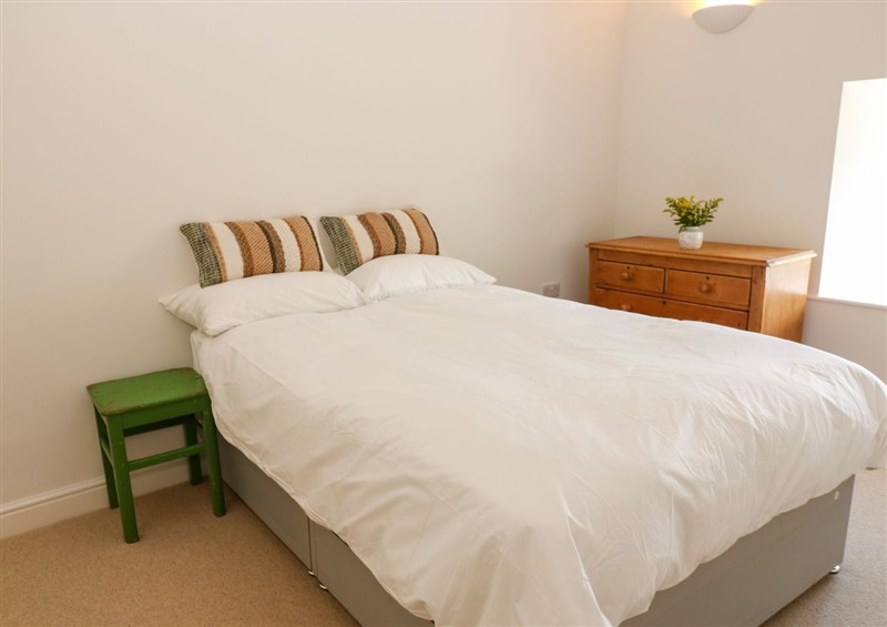 One of the bedrooms at High Meadow Barn, Thornton Rust near Bainbridge