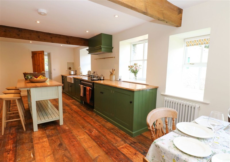 The kitchen at High Meadow Barn, Thornton Rust near Bainbridge