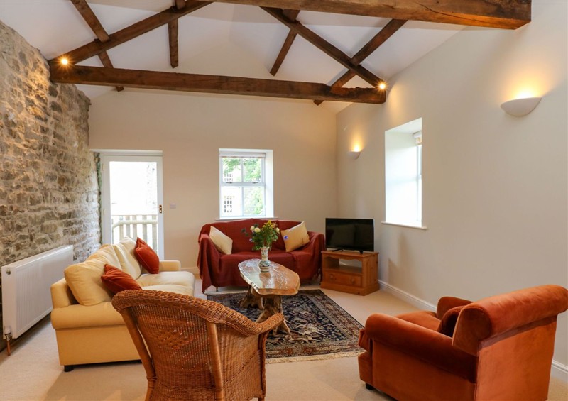 The living area at High Meadow Barn, Thornton Rust near Bainbridge