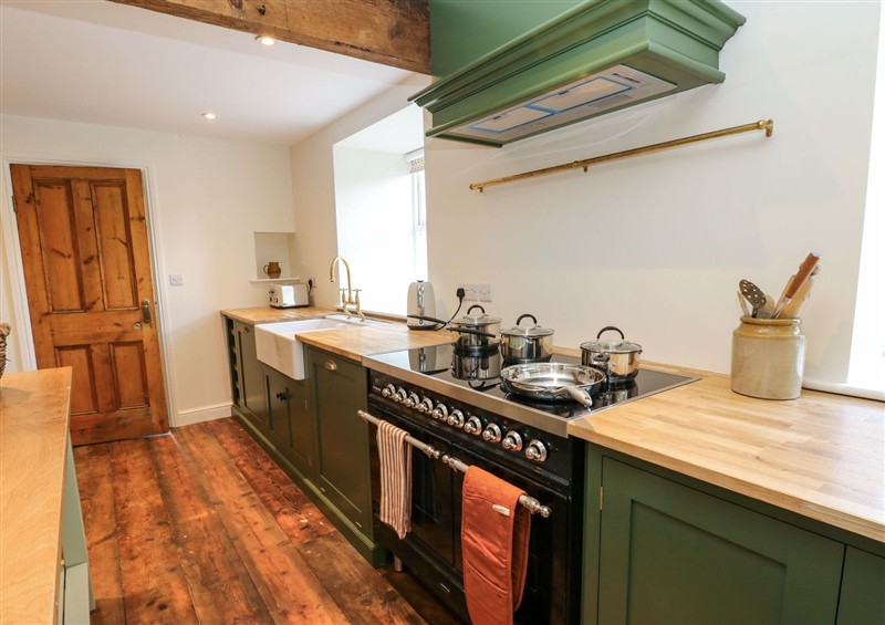 This is the kitchen at High Meadow Barn, Thornton Rust near Bainbridge