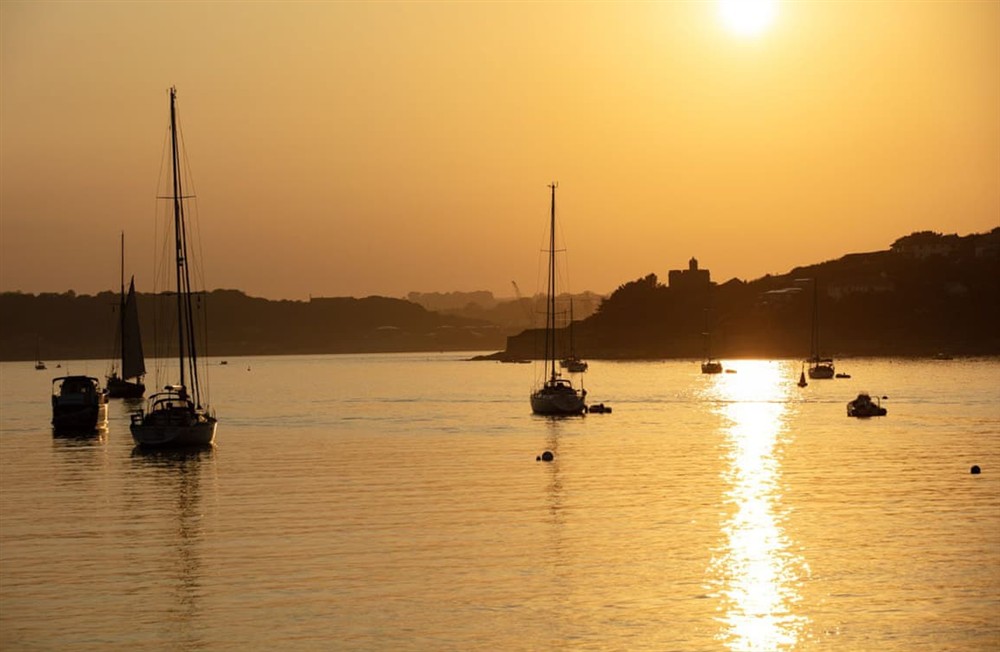 Beach at High Meadows in St Mawes, Cornwall