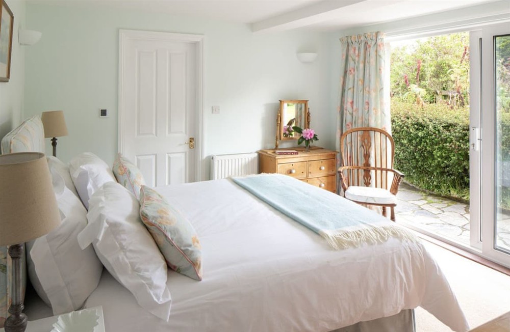 Bedroom at High Meadows in St Mawes, Cornwall