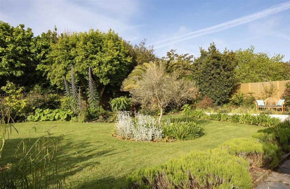 Garden and grounds at High Meadows in St Mawes, Cornwall