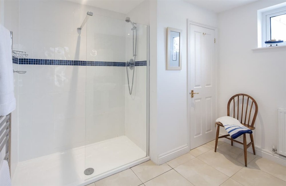 Shower room at High Meadows in St Mawes, Cornwall