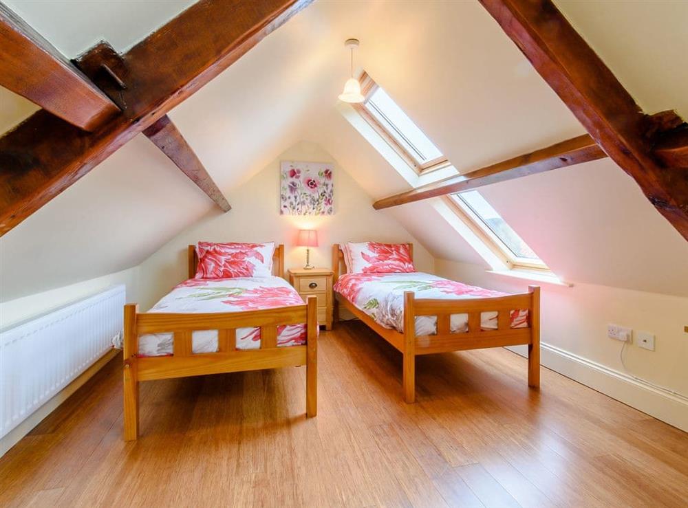 Twin bedroom at High Nook in Fylingthorpe, North Yorkshire