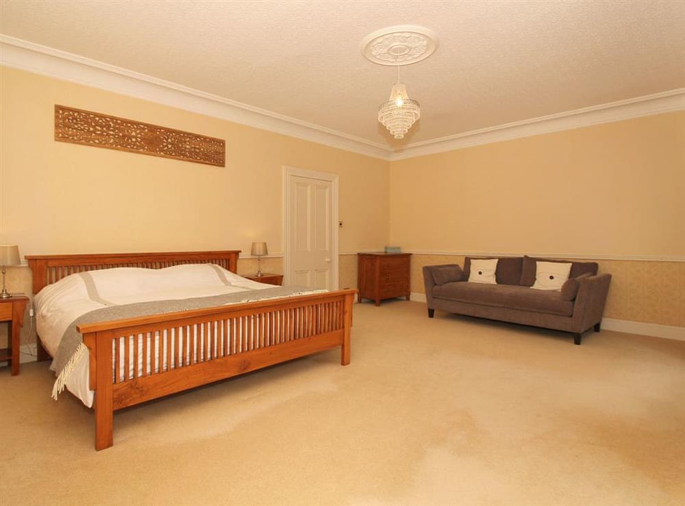 Double bedroom at High Park House in Littleham, near Bideford, Devon