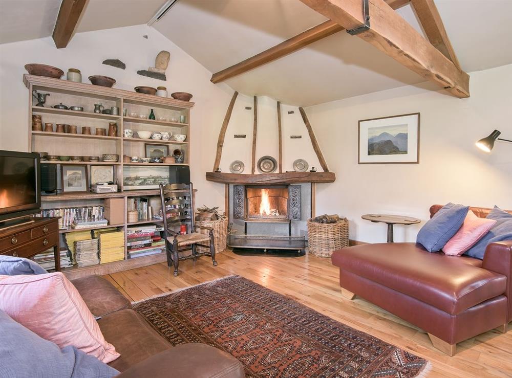 Living room at High Park in Loweswater, Cockermouth, Cumbria., Great Britain