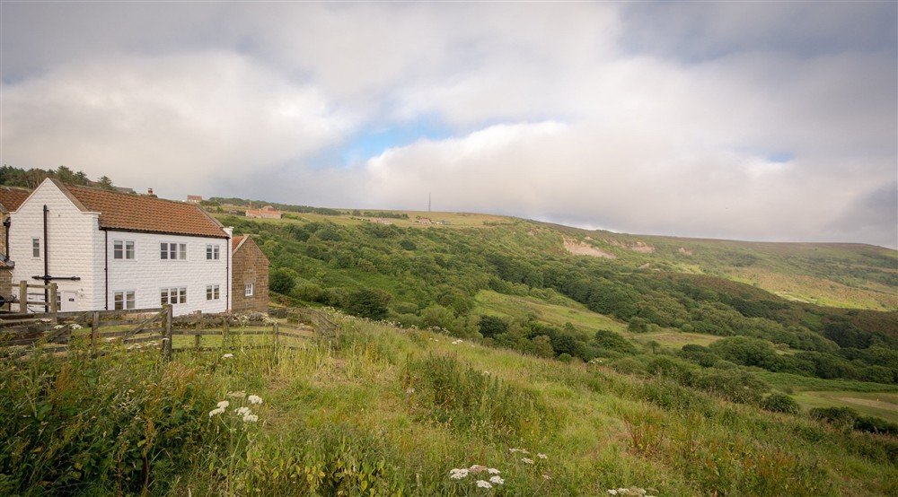 A view of the back of High Peak, Yorkshire at High Peak in Scarborough, North Yorkshire