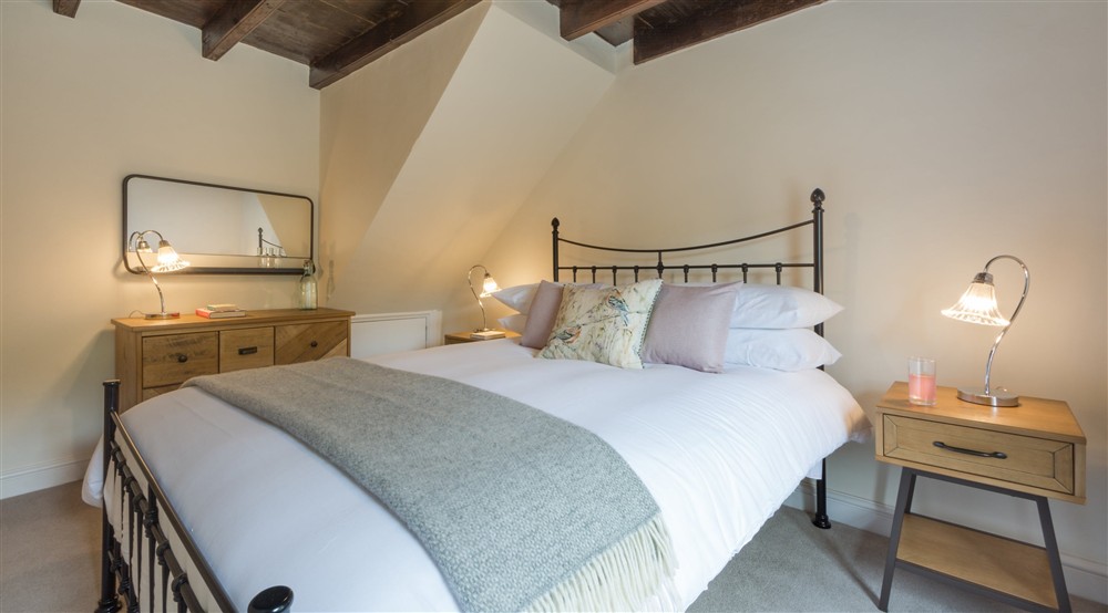 One of the double bedrooms at High Peak in Scarborough, North Yorkshire