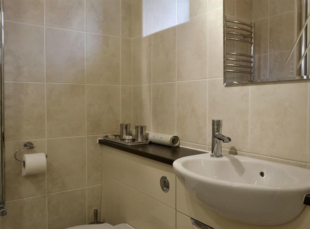 En-suite shower room at High Rigg (VB Gold Award) in Keswick, Cumbria