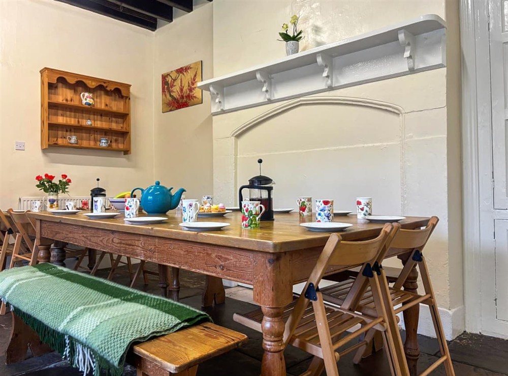 Dining Area at High Rylands in Arncliffe, North Yorkshire