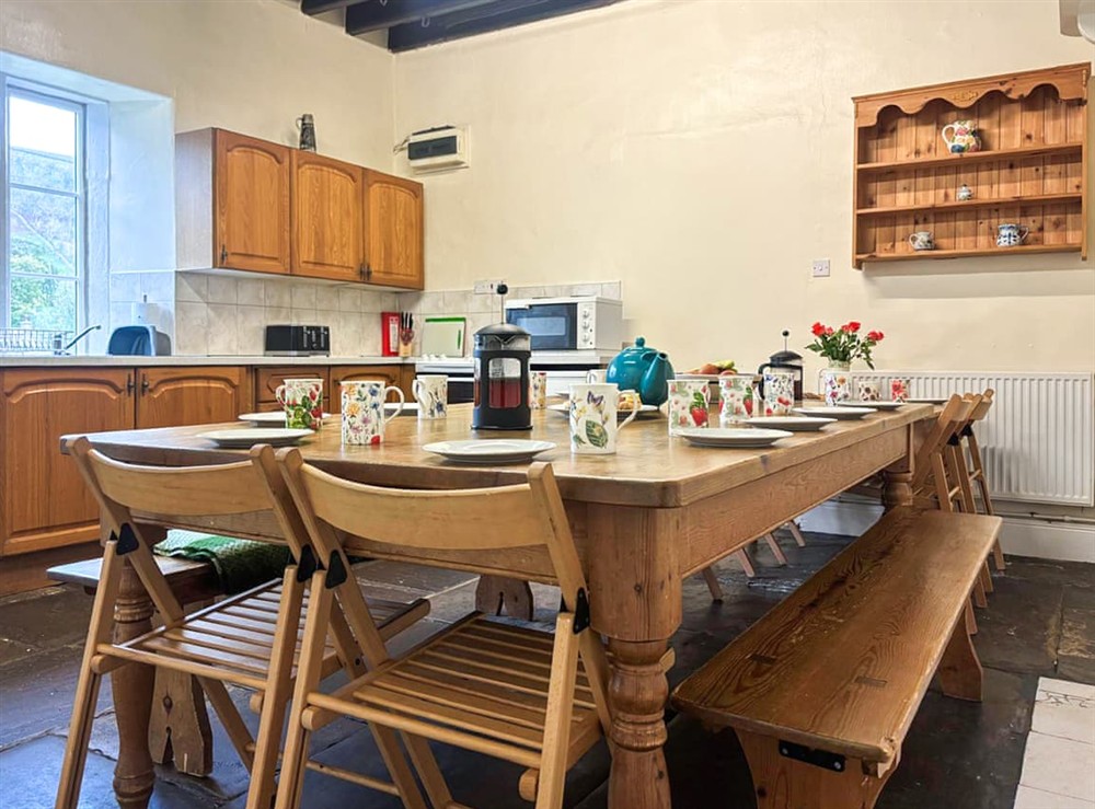 Kitchen/diner at High Rylands in Arncliffe, North Yorkshire