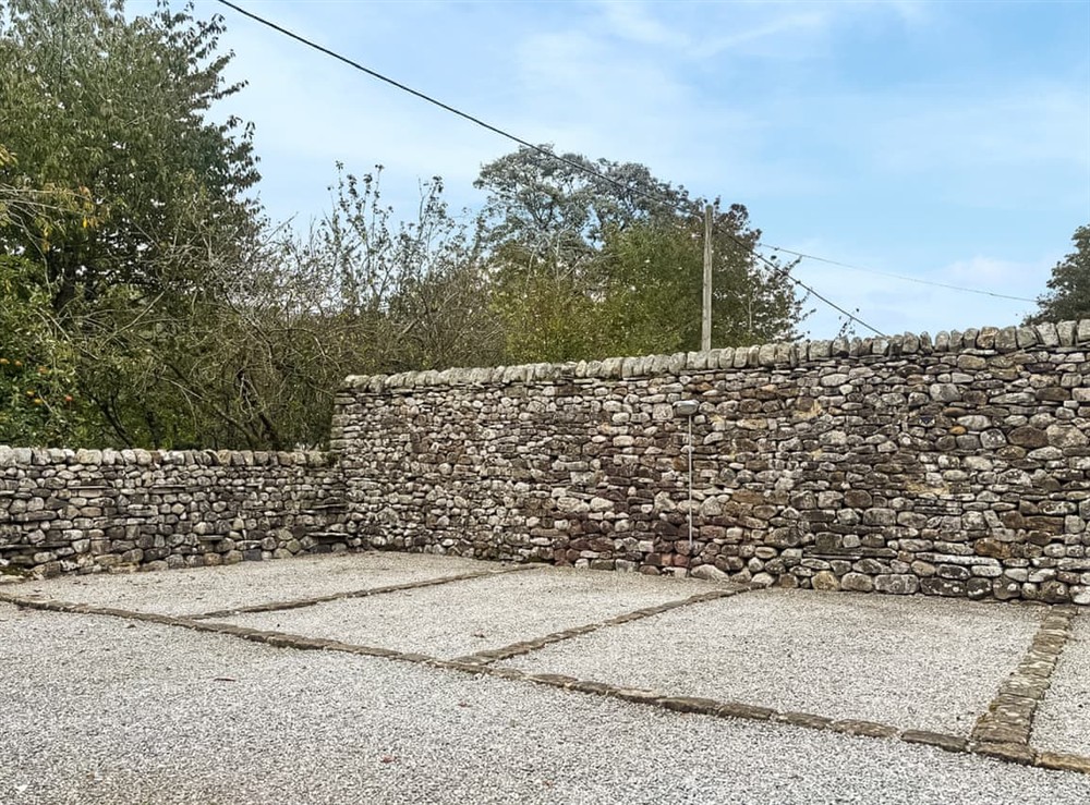 Parking at High Rylands in Arncliffe, North Yorkshire