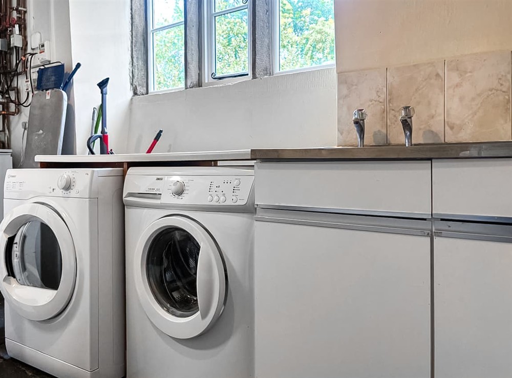 Utility room at High Rylands in Arncliffe, North Yorkshire