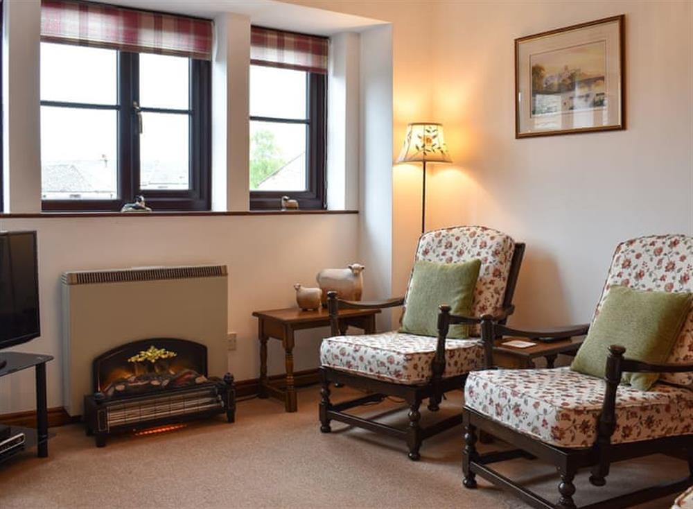 Living room at High Sides in Reeth, near Richmond, North Yorkshire