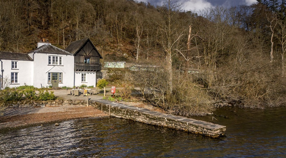 High Strawberry Gardens, on the shore of Lake Windermere, Cumbria at High Strawberry Gardens in Near Hawkshead, Cumbria