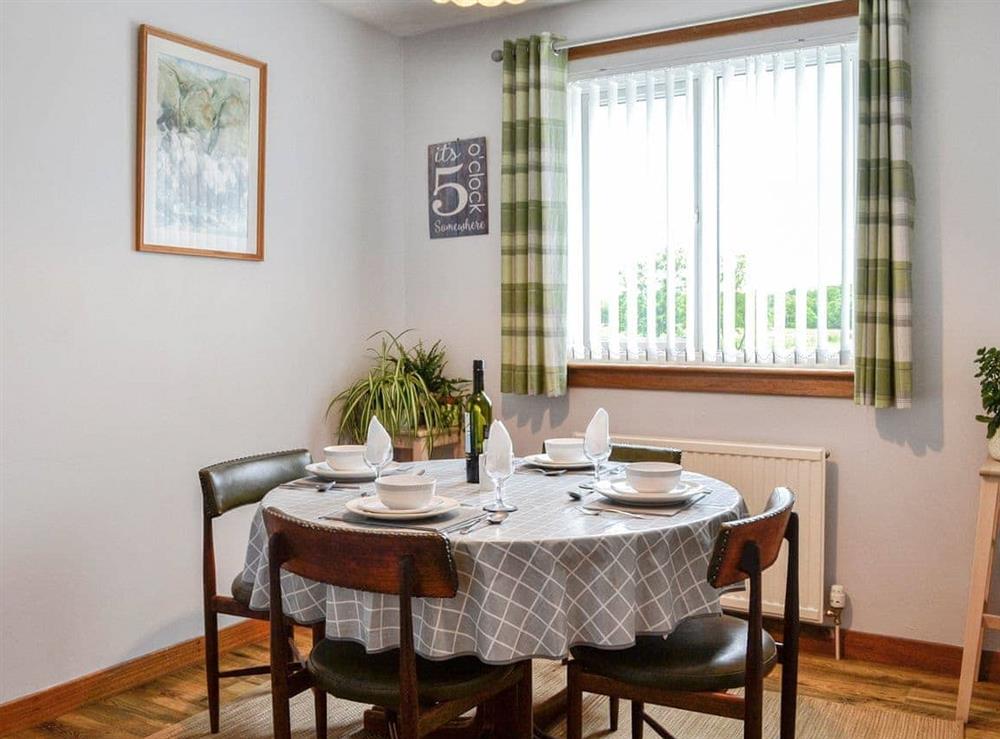 Dining room at High Threave Cottage in Newton Stewart, Wigtownshire