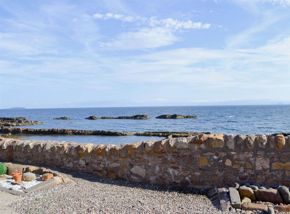 Surrounding area at High Tide in Cellardyke, near Anstruther, Fife