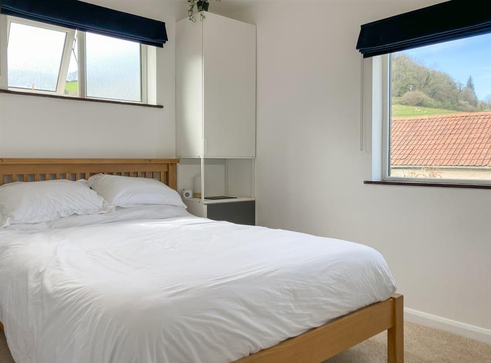 Double bedroom at High Tide in Combe Martin, Devon