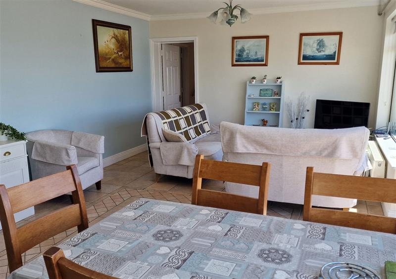 The living area at High Tide, Duncannon