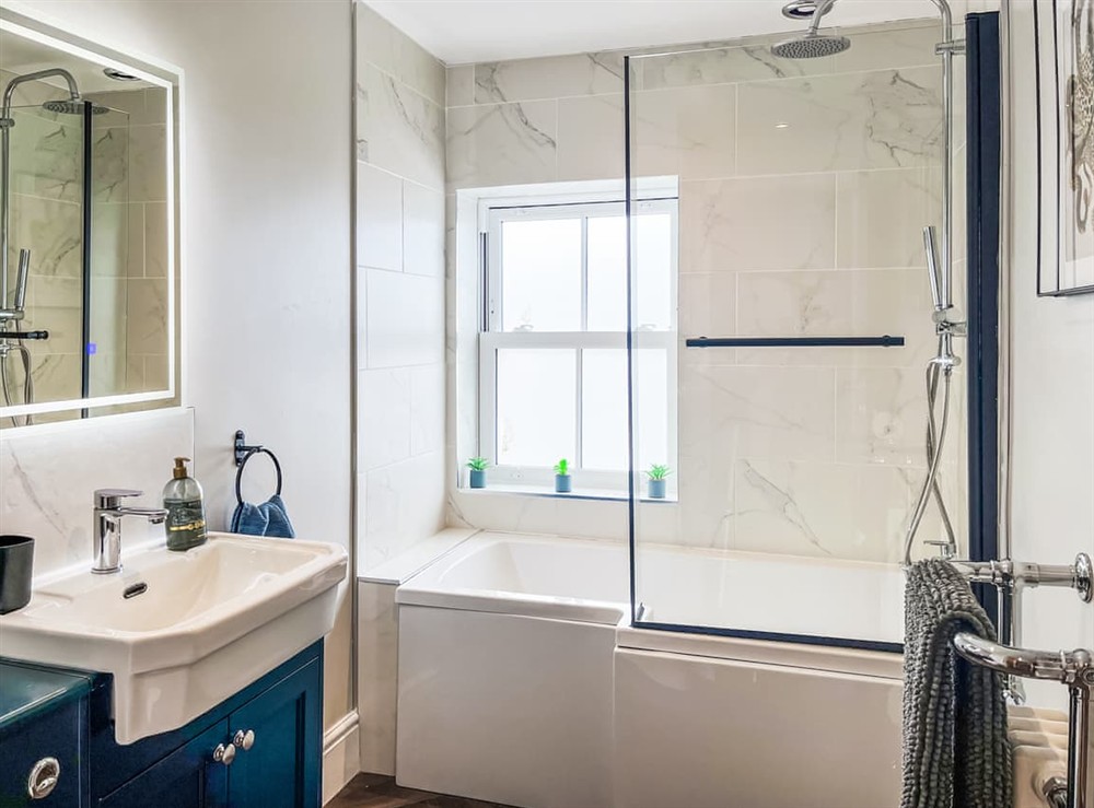 Bathroom at High Tide in Filey, North Yorkshire