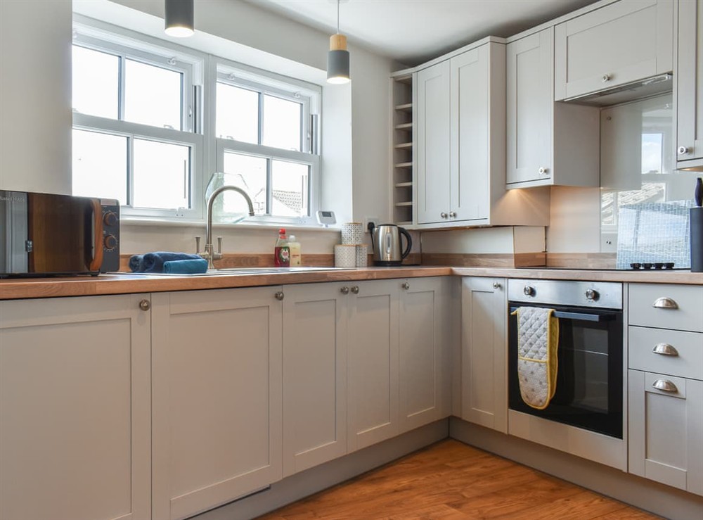 Kitchen at High Tide in Filey, North Yorkshire