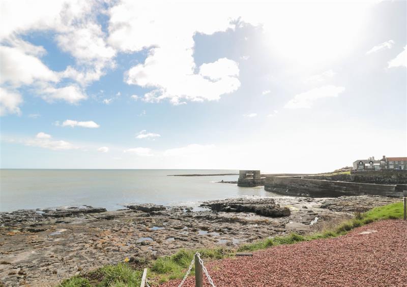 The setting at High Tide House, Craster
