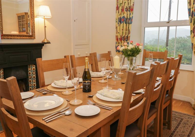 The dining room at High Torver House, Torver