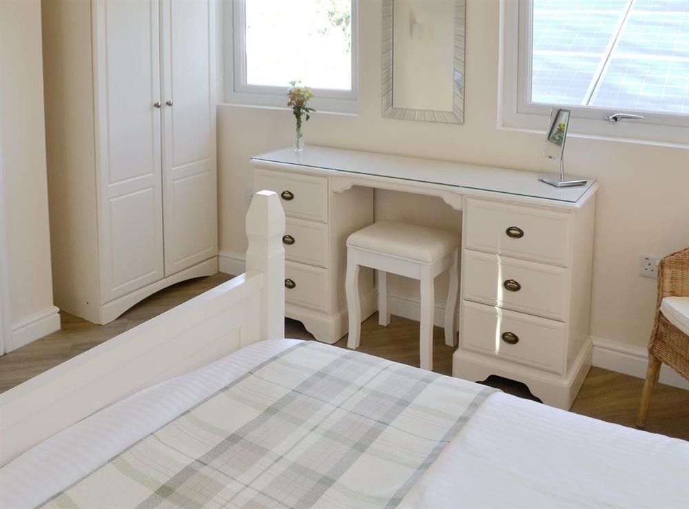 Cosy double bedroom at High Trees Annex in Widdrington, near Morpeth, Northumberland