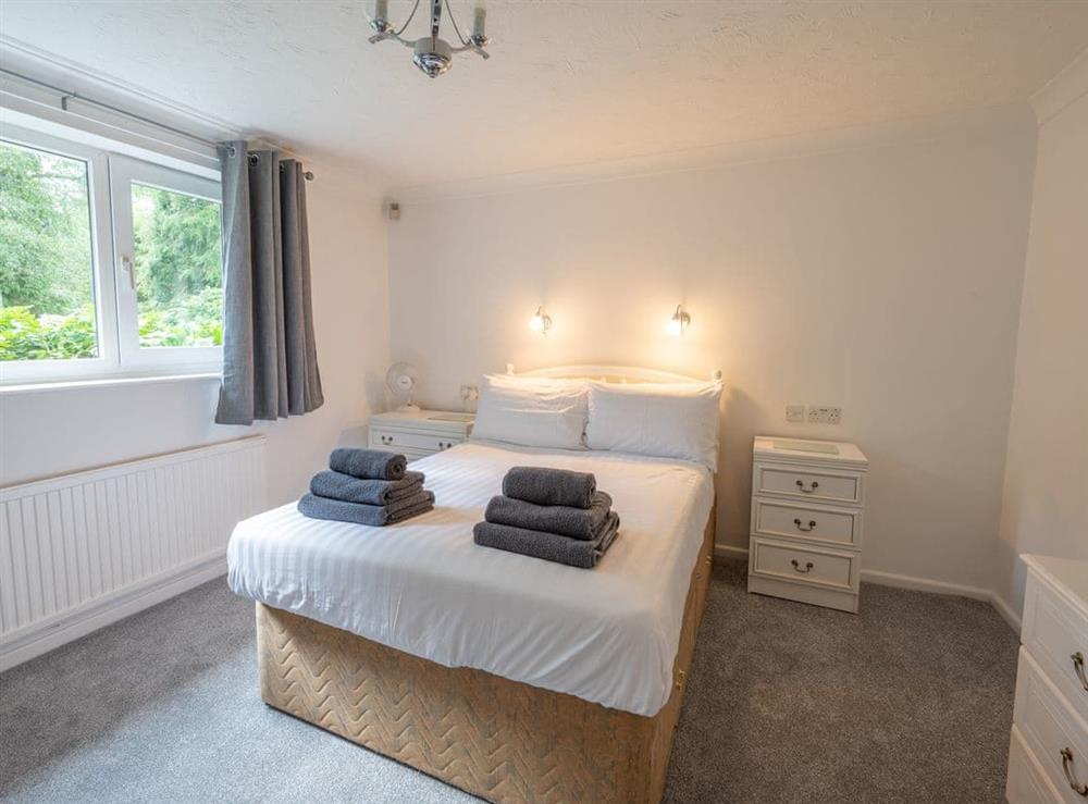 Double bedroom at High Trees in High Kelling, near Holt, North Norfolk, England