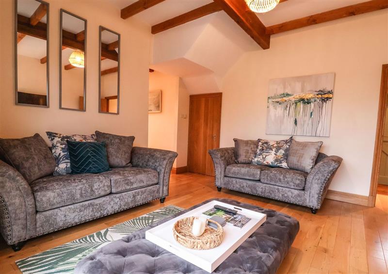 Relax in the living area at High Trees, Moston Green near Sandbach