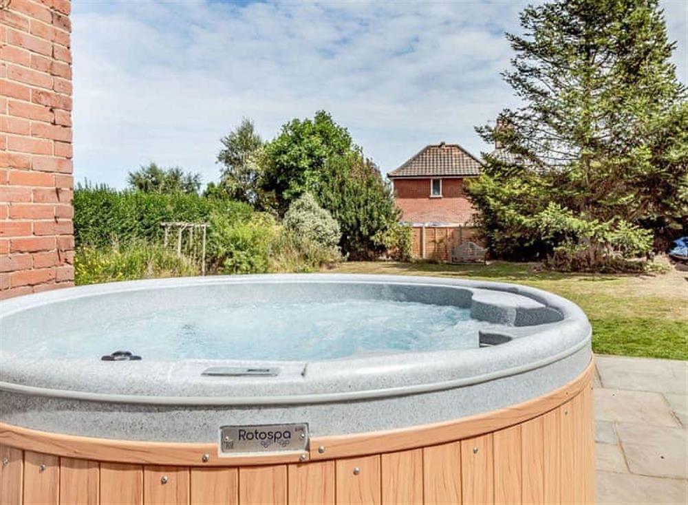 Hot tub at High View House in Mundesley, Norfolk