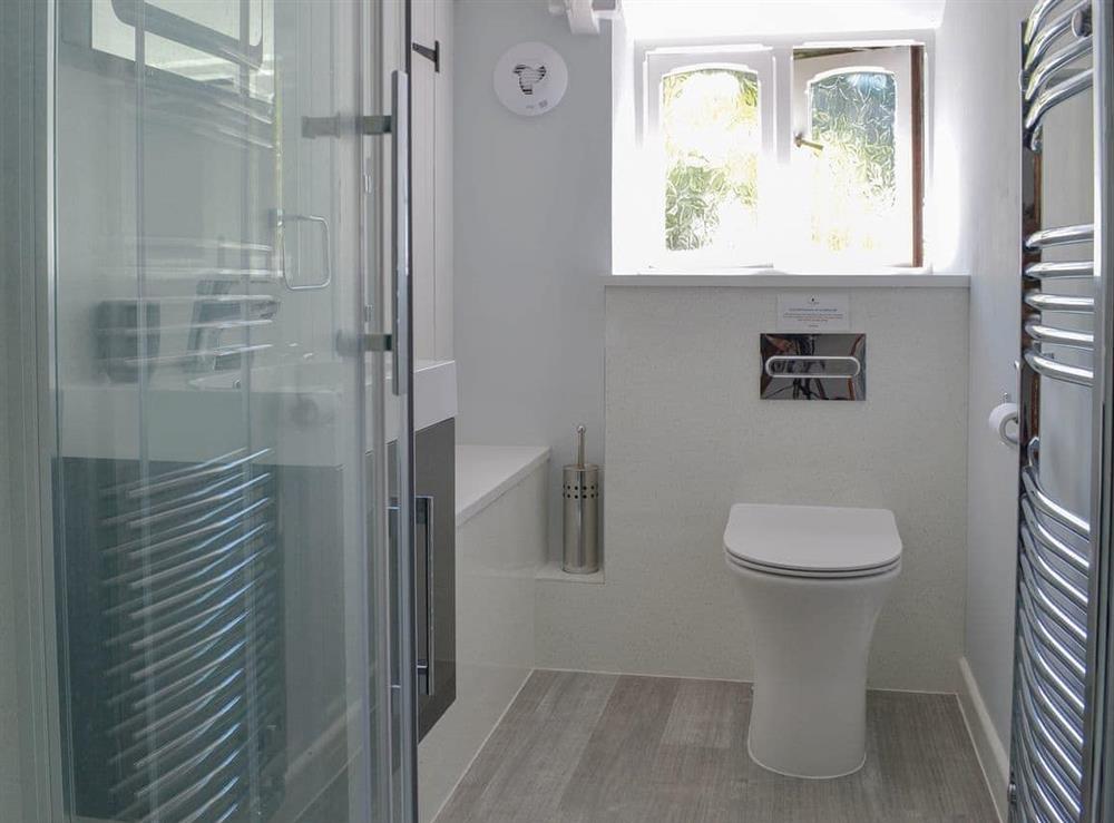 Shower room at High View in St Breward, Cornwall