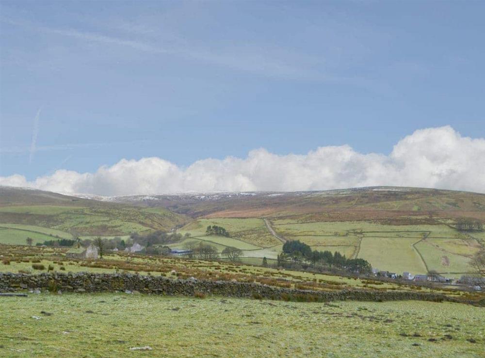 Spectacular views of the North Penines at High Windy Cottage in Garrigill, near Alston, Cumbria