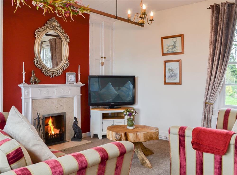 Living room at Highbury Farm Cottage in Duggleby, North Yorkshire