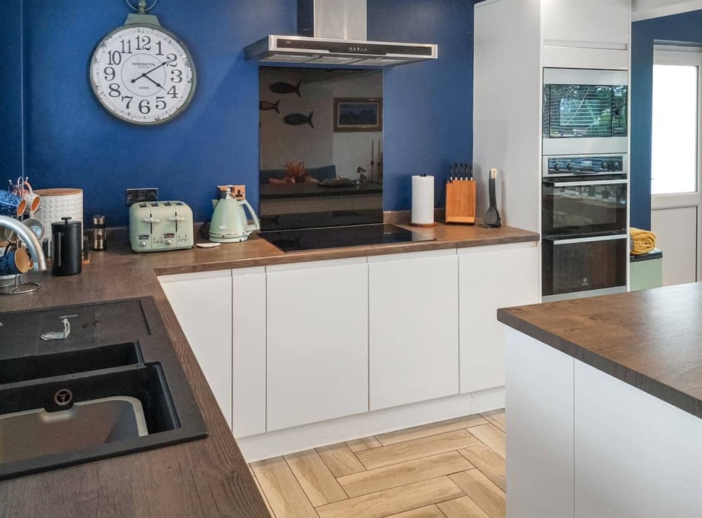 Kitchen at Higher Alscott Annexe in Torrington, Devon