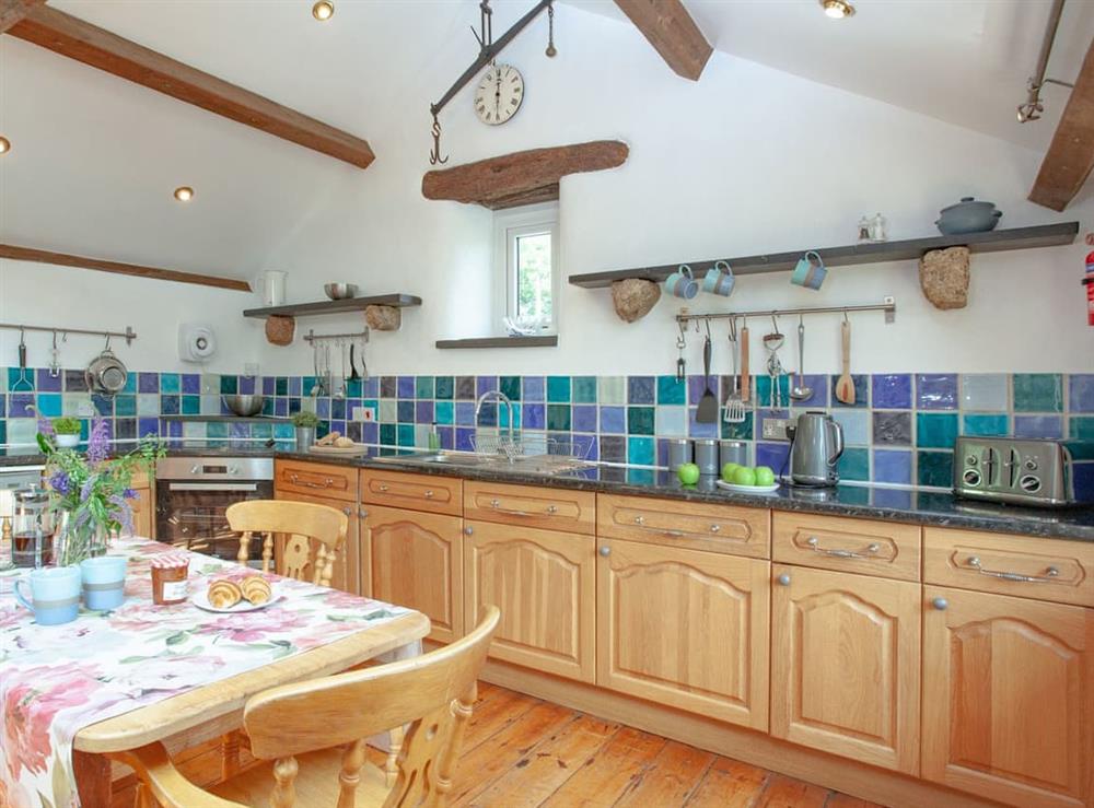 Kitchen at Higher Broadaford Barn in Ugborough, near Ivybridge, Devon