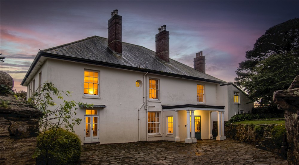 The exterior at Higher Brownstone Farm in Nr Kingswear, Devon