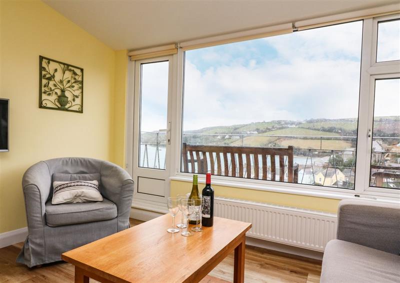 Relax in the living area at Higher Cliftonville, Salcombe