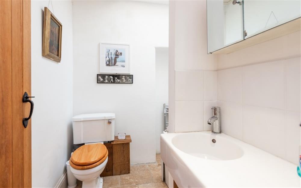 Another look at the bathroom.  at Higher Cotterbury Cottage in Blackawton