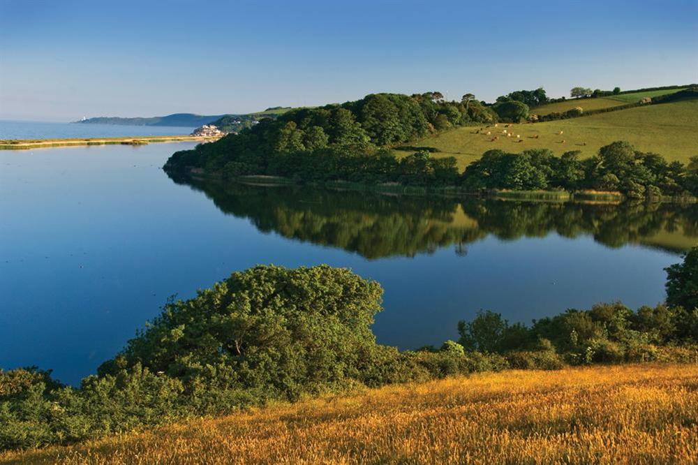 Stunning view of Slapton Ley which is just a short drive away at Higher Hill Barn in , Nr Kingsbridge