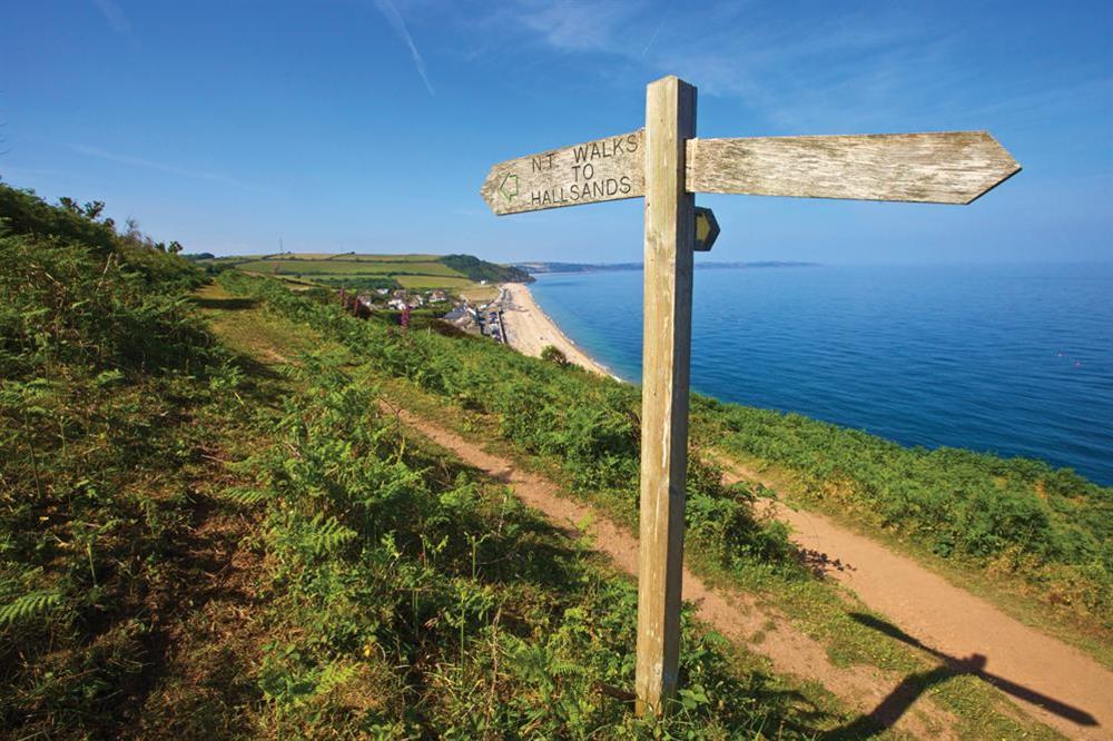 The South West Coast Path is close by